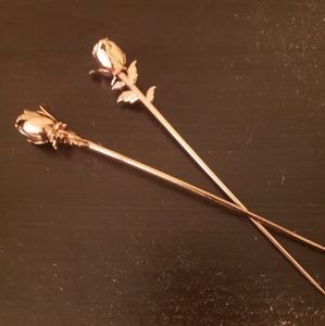 Disney Beauty and the Beast Rose Hair Pins